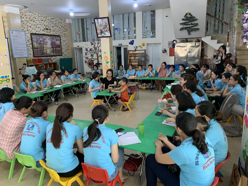 Tập huấn chuyên môn tháng 6 / 2020 của trung tâm Biển Dương
