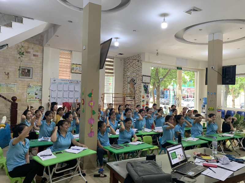 Tập huấn chuyên môn tháng 6 / 2020 của trung tâm Biển Dương